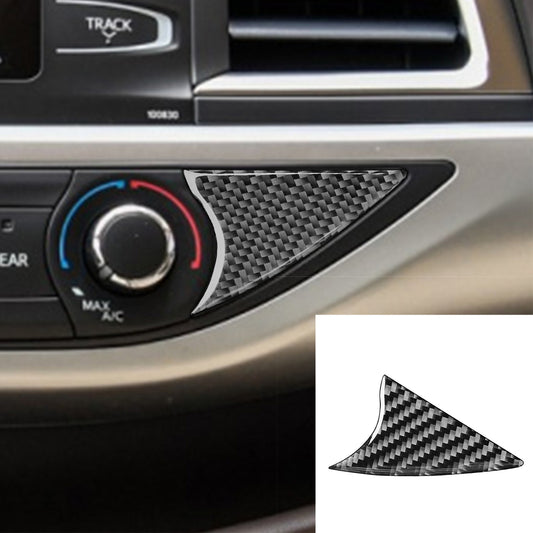 Carbon Fiber Air Conditioner Switch Panel Trim Fit for T@yota Highlander 2014-19