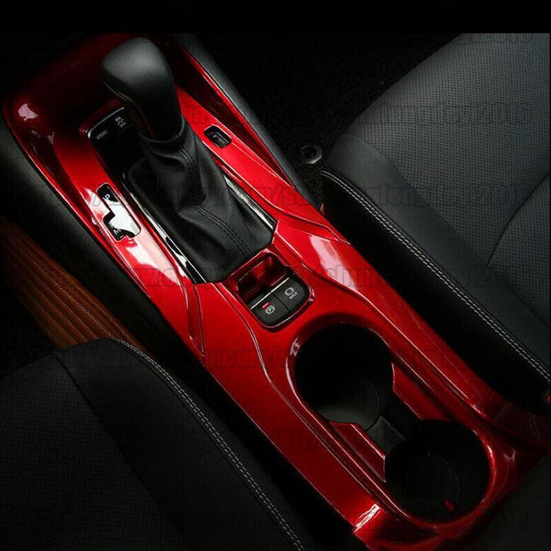 for Toyota for Corolla 2019-2022 Red Car Inner Gear Box Shift Panel Decor Cover Trim