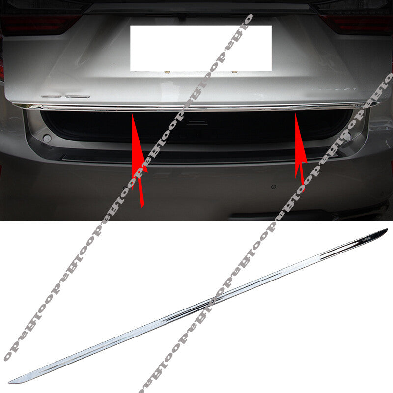 for Lexus RX350 450H 2016-22 3D Silver REAR TRUNK TAIL GATE DOOR LID COVER TRIM