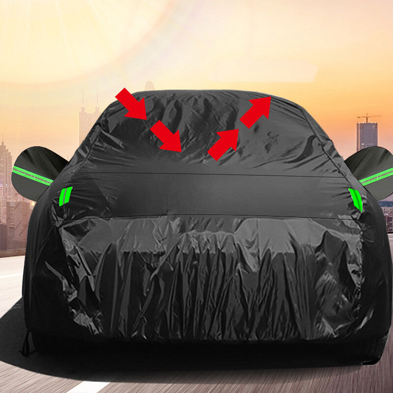 Car protective case: waterproof, rainproof, UV-resistant, dustproof, sunproof, reflective, all year round.