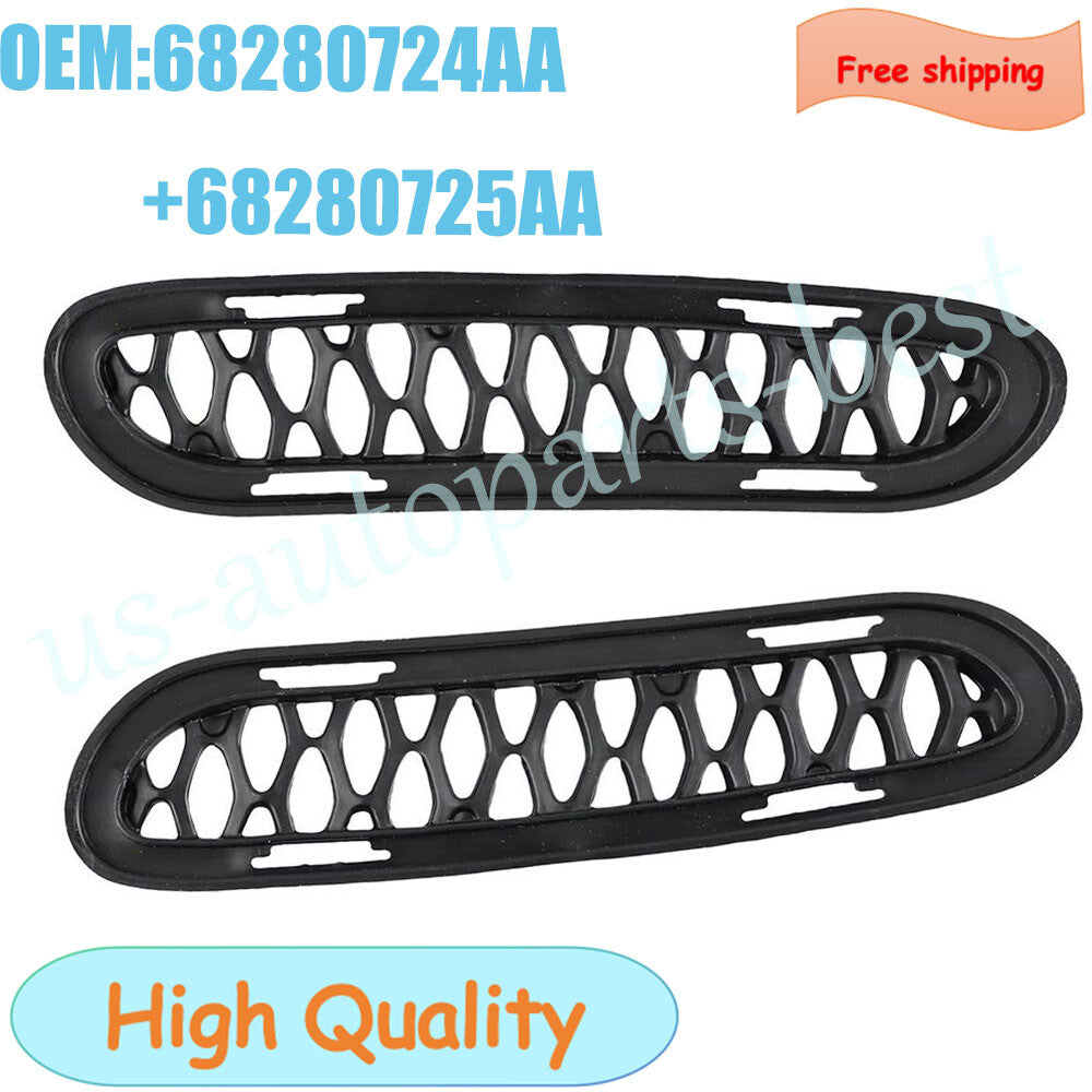 Pair Bumper Insert Trim for Dodge For Charger Driver Passenger Side 2015 2023
