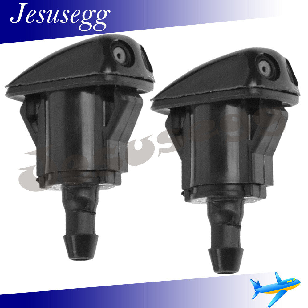 2X For 2001-02 for Toyota Sequoia Tundra 2000-06 Front Windshield Washer Nozzle Jet