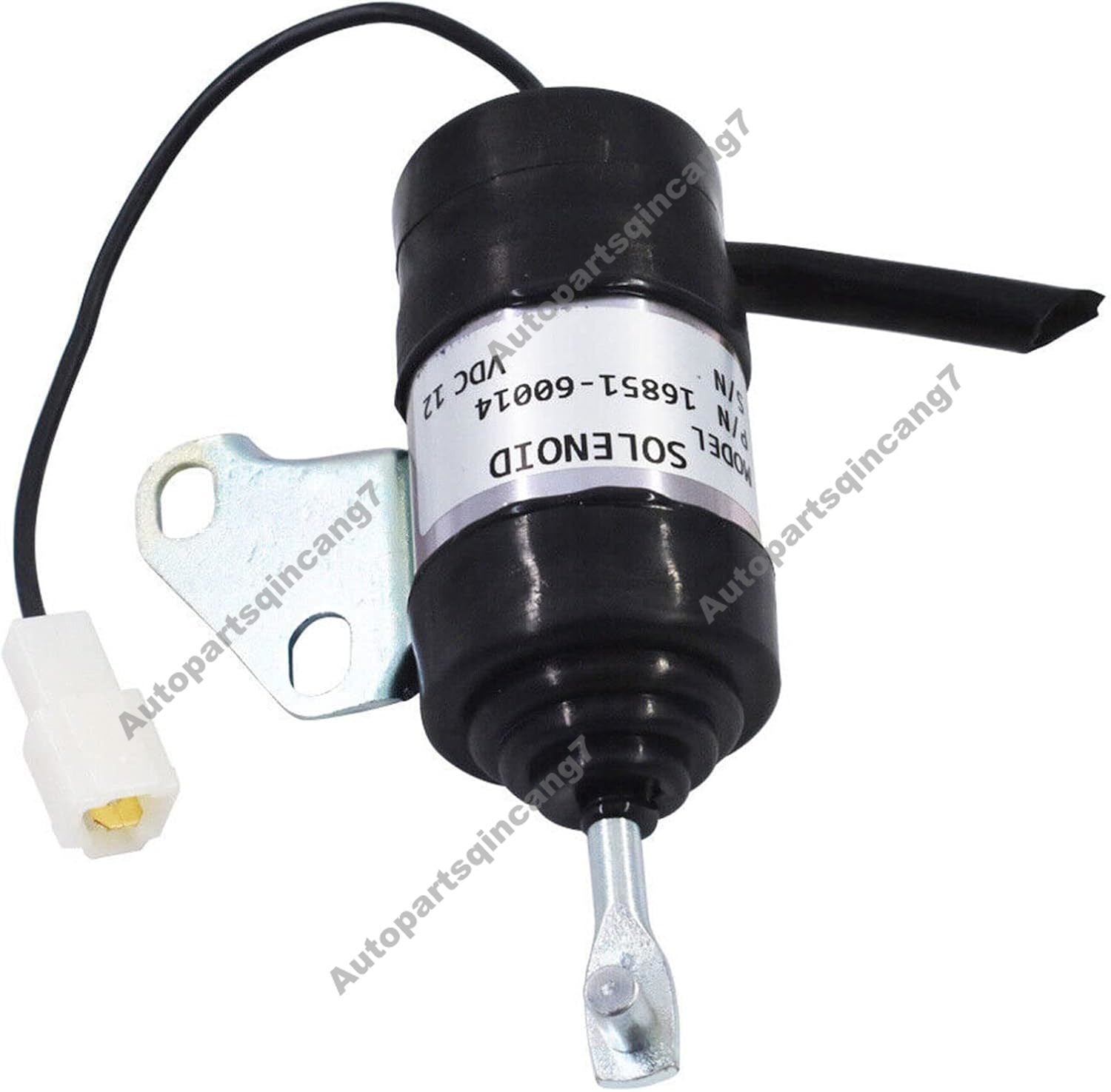 12V Fuel Stop Solenoid 16851-60014 for Kubota Tractor BX2350D BX24D BX25 G2160