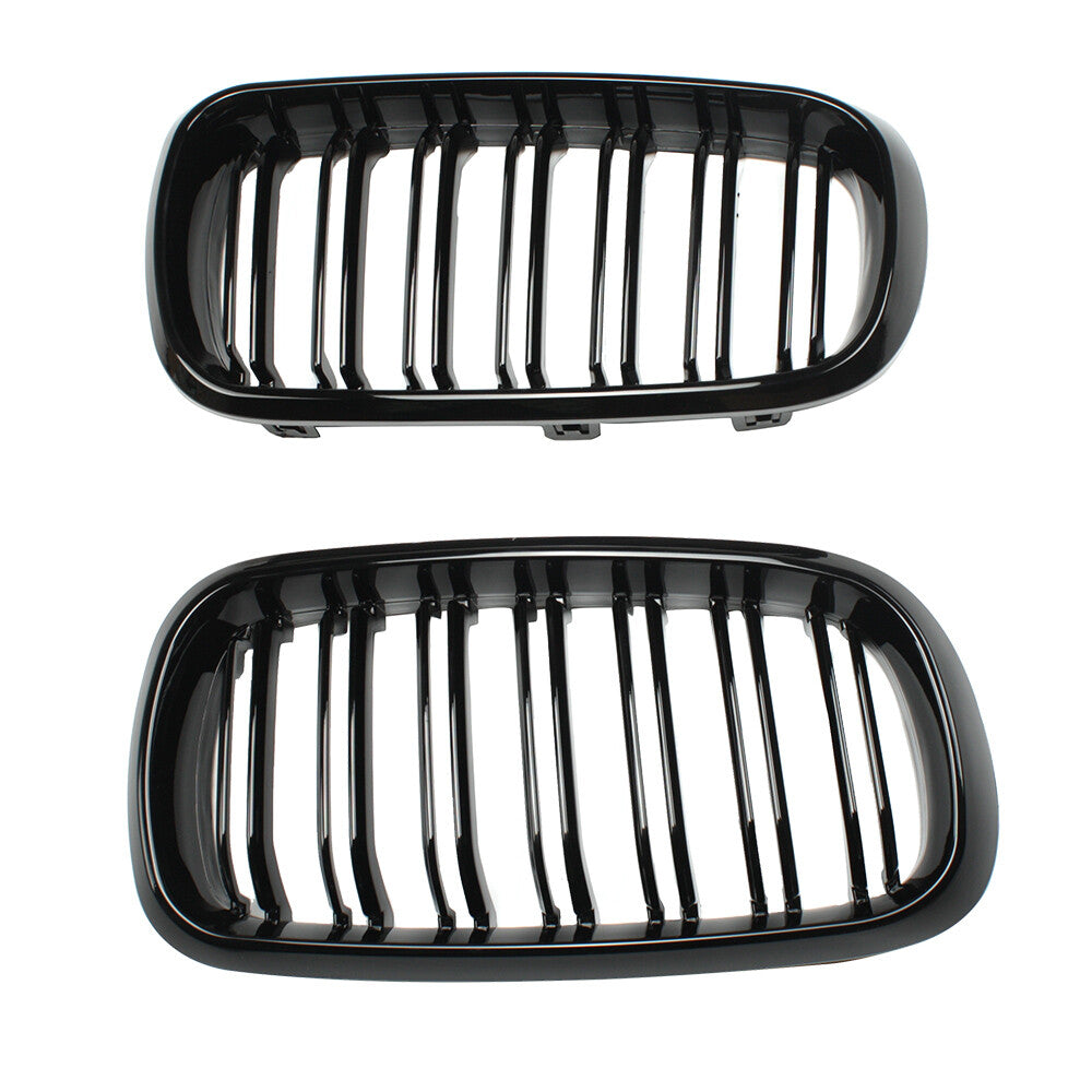 2Pcs Front Bumper Kidney Grilles Black For X6 F16 2014 2015 2016 2017 2018