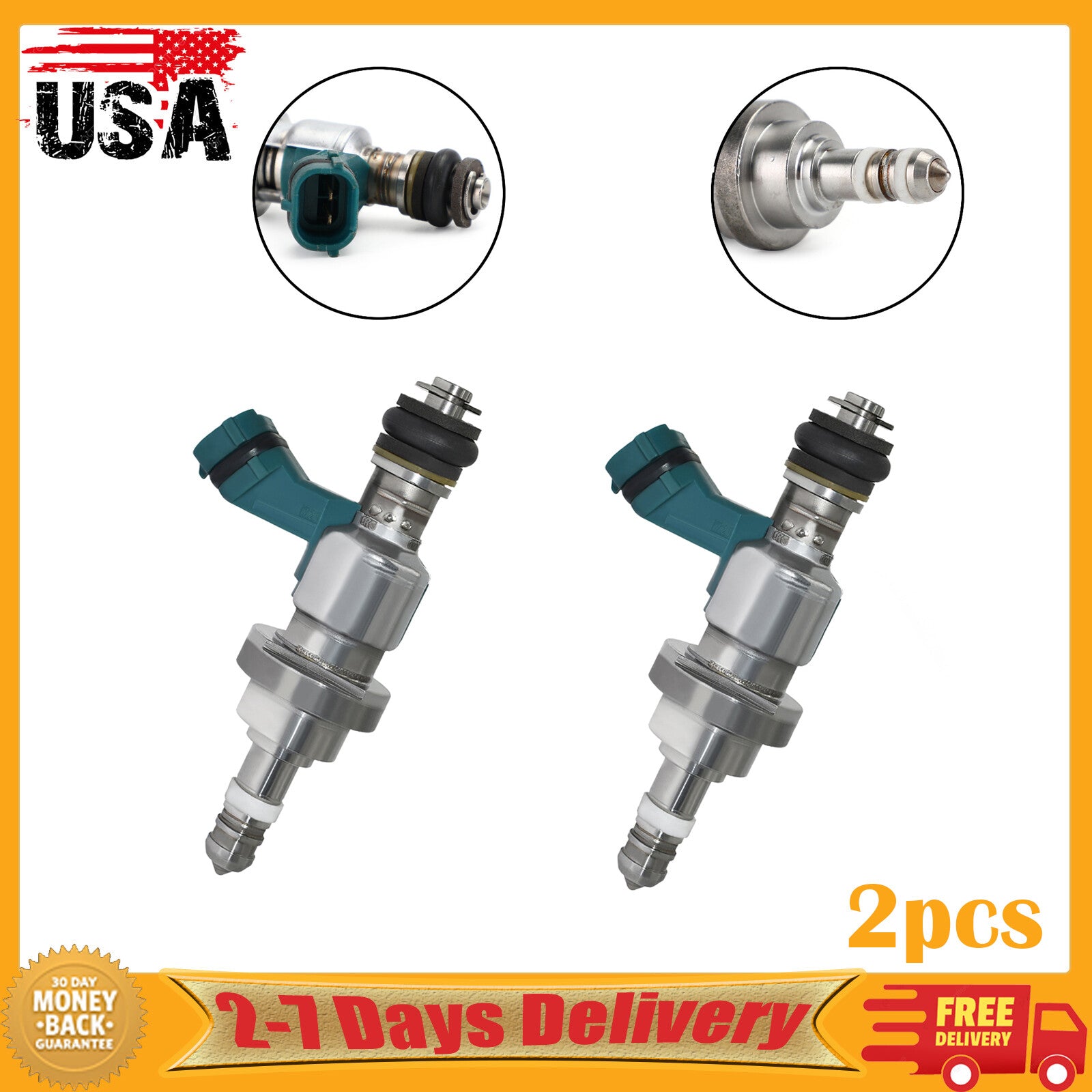 2x Fuel Injectors for 2006 2010-2013 for Lexus GS300 IS250 2.5L 3.0L V6 23250-31020