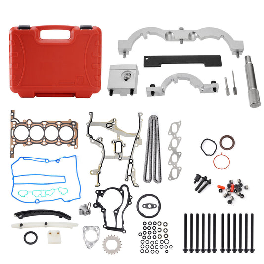 Head Gasket Bolts Timing Chain Locking Kit For 11-16 for Chevrolet for Cruze 1.4L for Buick