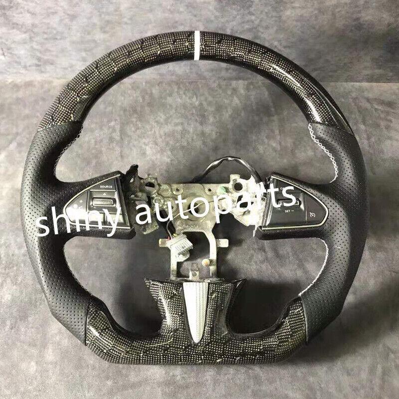 forged carbon fiber custom steering wheel suitable for Infiniti Q50L Q50 13-17
