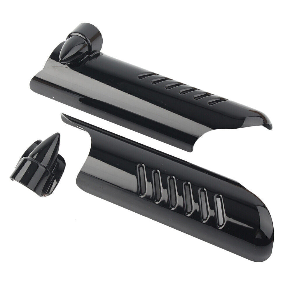 Fork Lower Leg Side Deflectors Shield Cover for Harley Touring Road King 00-13