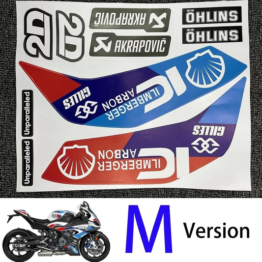 S1000RR Motorcycle Lower Belly Pan Decal Sticker Kit for S1000RR 2020-2023