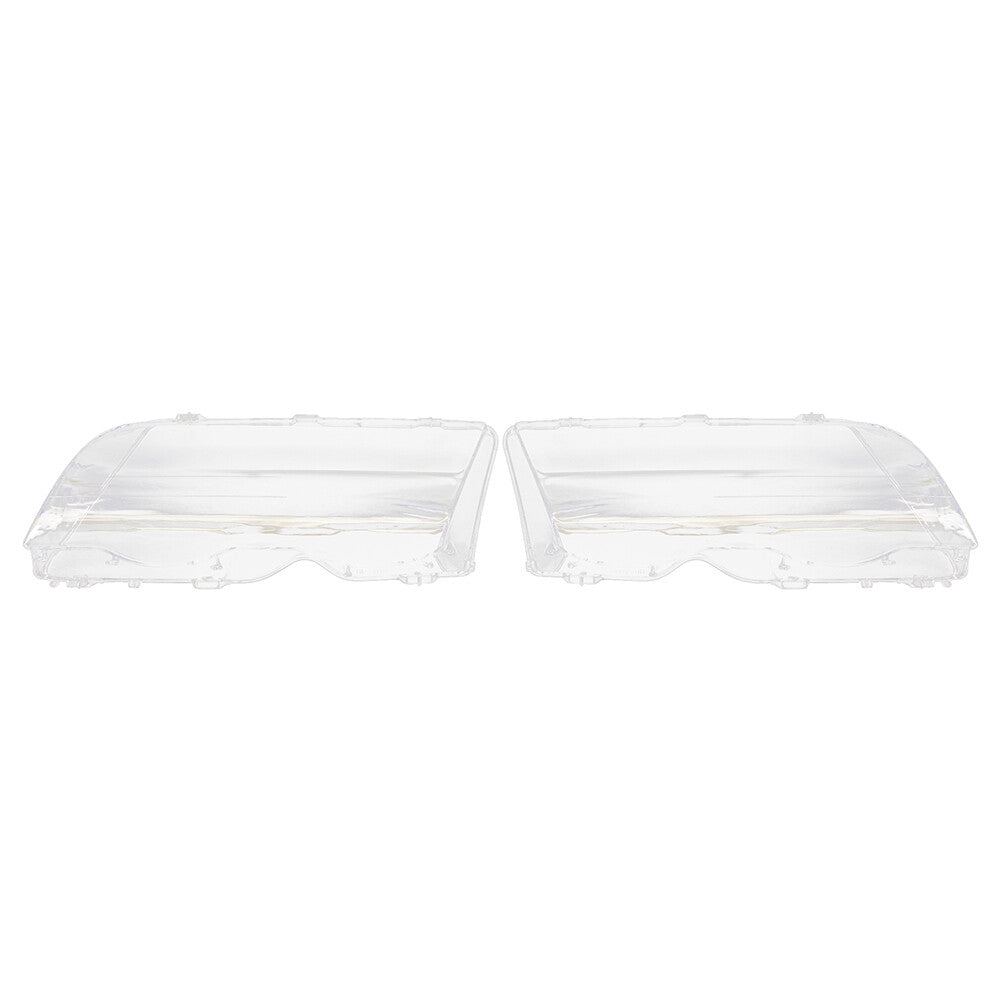 Headlight Lens Cover Transparent for BMW 3 Series E46 4 Door Sedan 1998-2001 cl