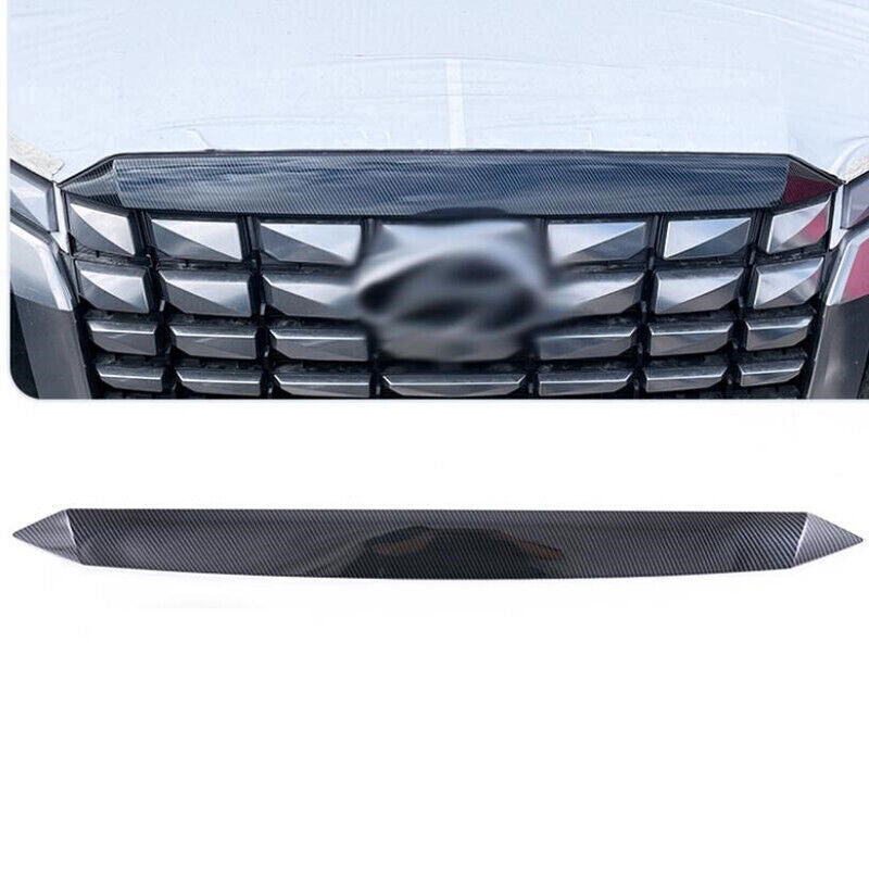 For 2020-24 for Hyundai Palisade Carbon Fiber ABS Front Head Engine Hood Grill Cover