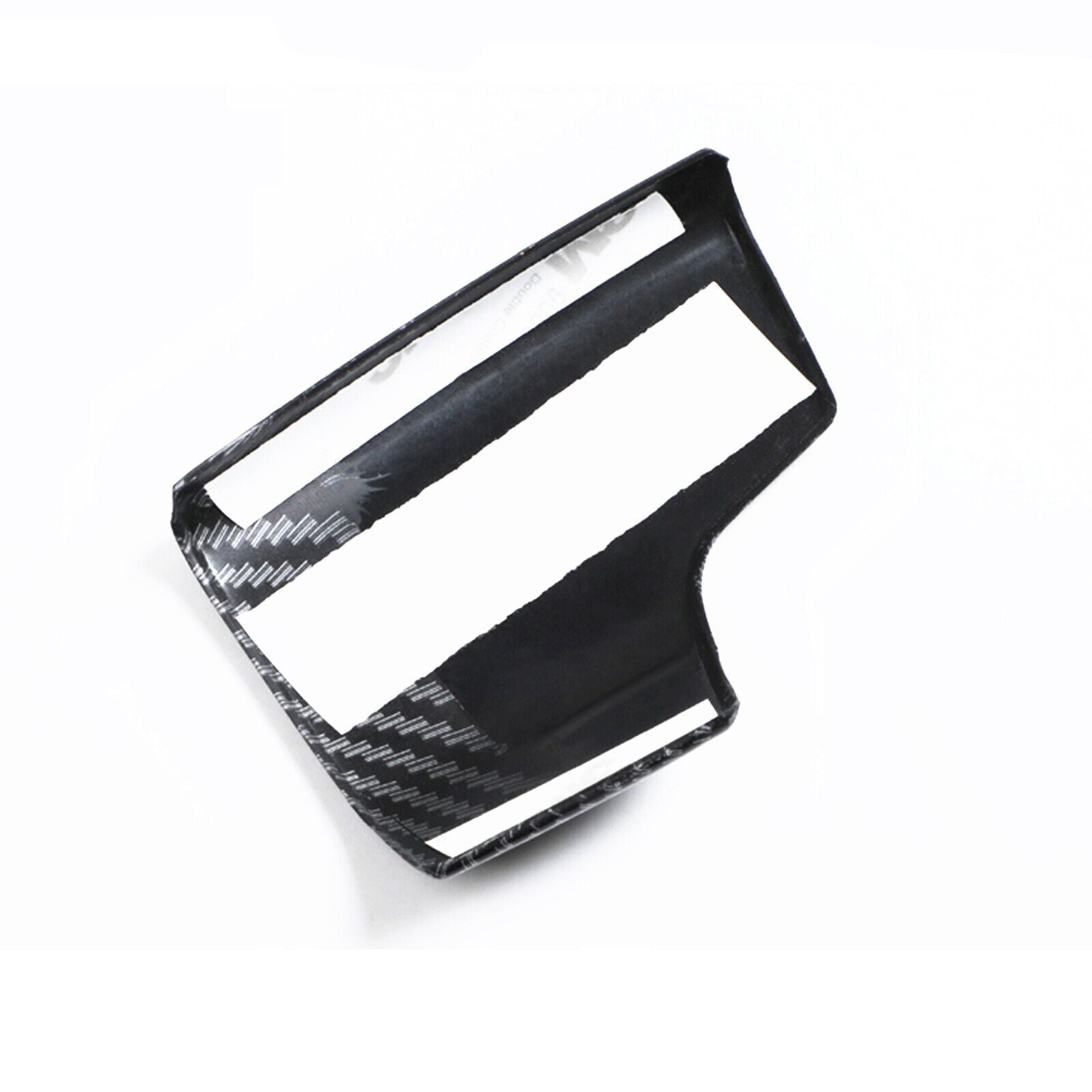 ABS Carbon Fiber Look Gear Shift Knob Cover Trim Fit for Audi for A6 A7 Q7 2020-21