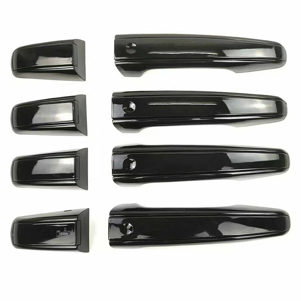 Door Side Handle Cover Replace Handle Caps for Range Rover L405 2013-2022 Black