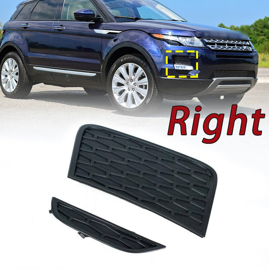 2pcs Right Front Bumper Fog Light Trim Bezel for Range Rover Evoque 2012-2015