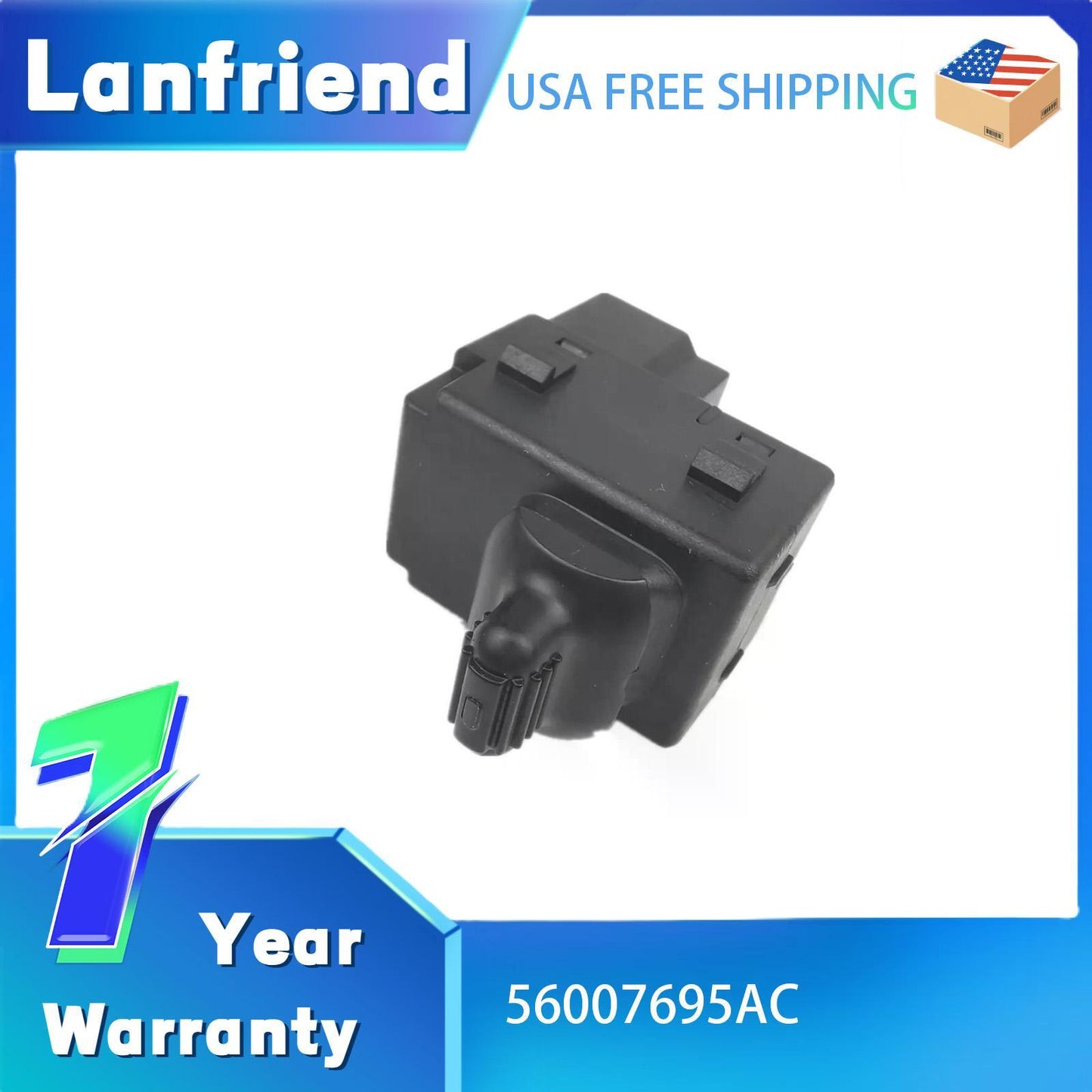 56007695AC Power Window Switch Fit for Jeep for Wrangler JL for Dodge Charger 2018-2023