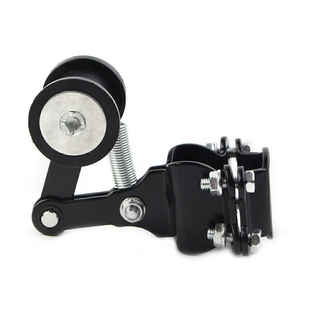 Kettenspanner Bolt on Roller Fit Motor Dirt Bike ATV Chopper Motocross Schwarz