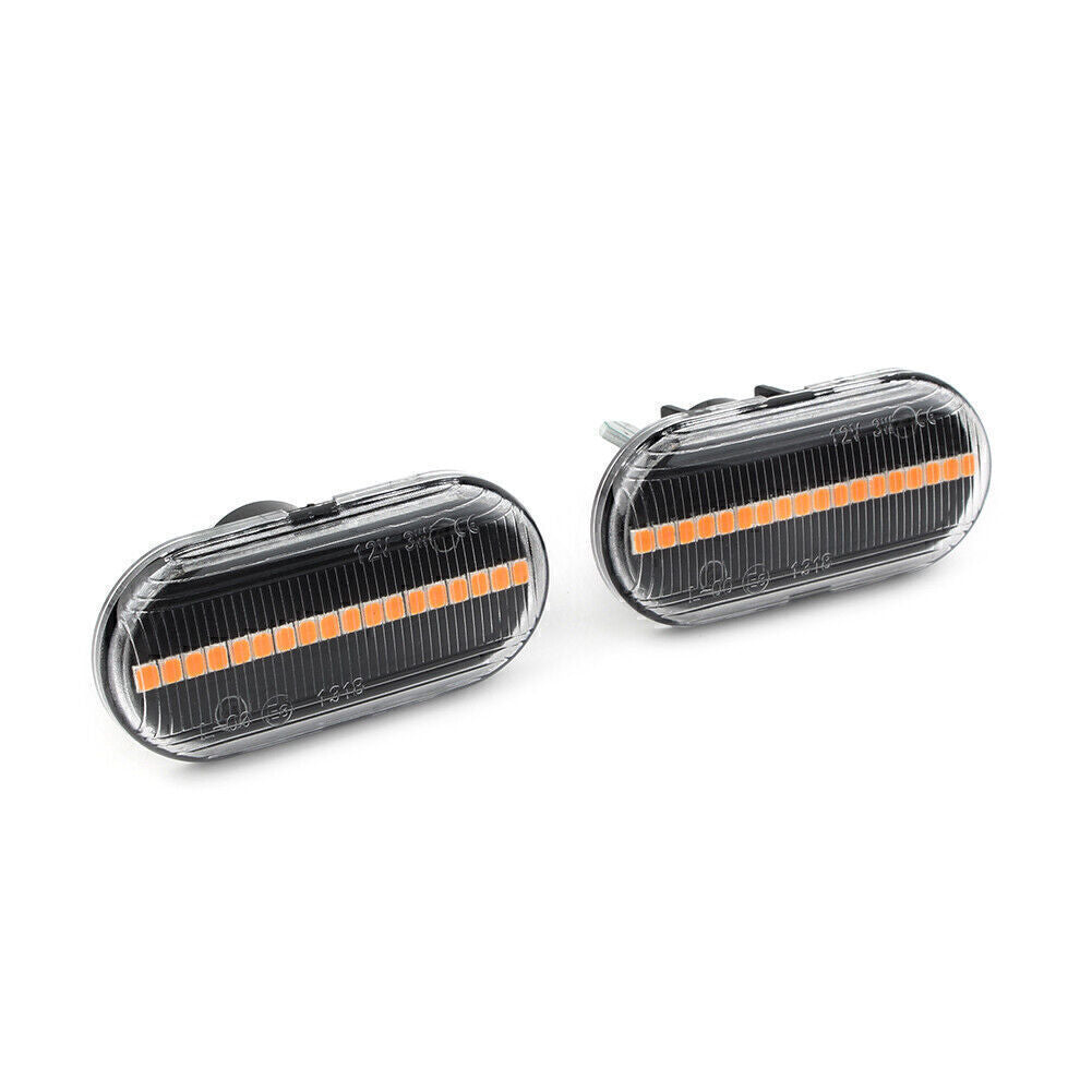 2x Clear LED Side Marker Light Turn Signal Lamp Fit for Smart Fortwo W453 C453