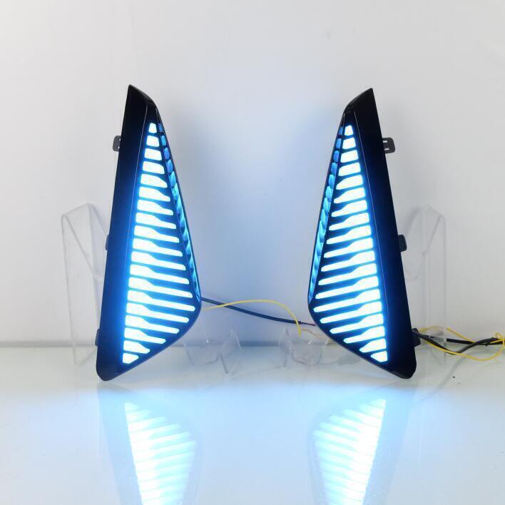 1 Pair for Nissan Sentra 2024 Led Daytime Running Light Fog Lamp W Turn Signal