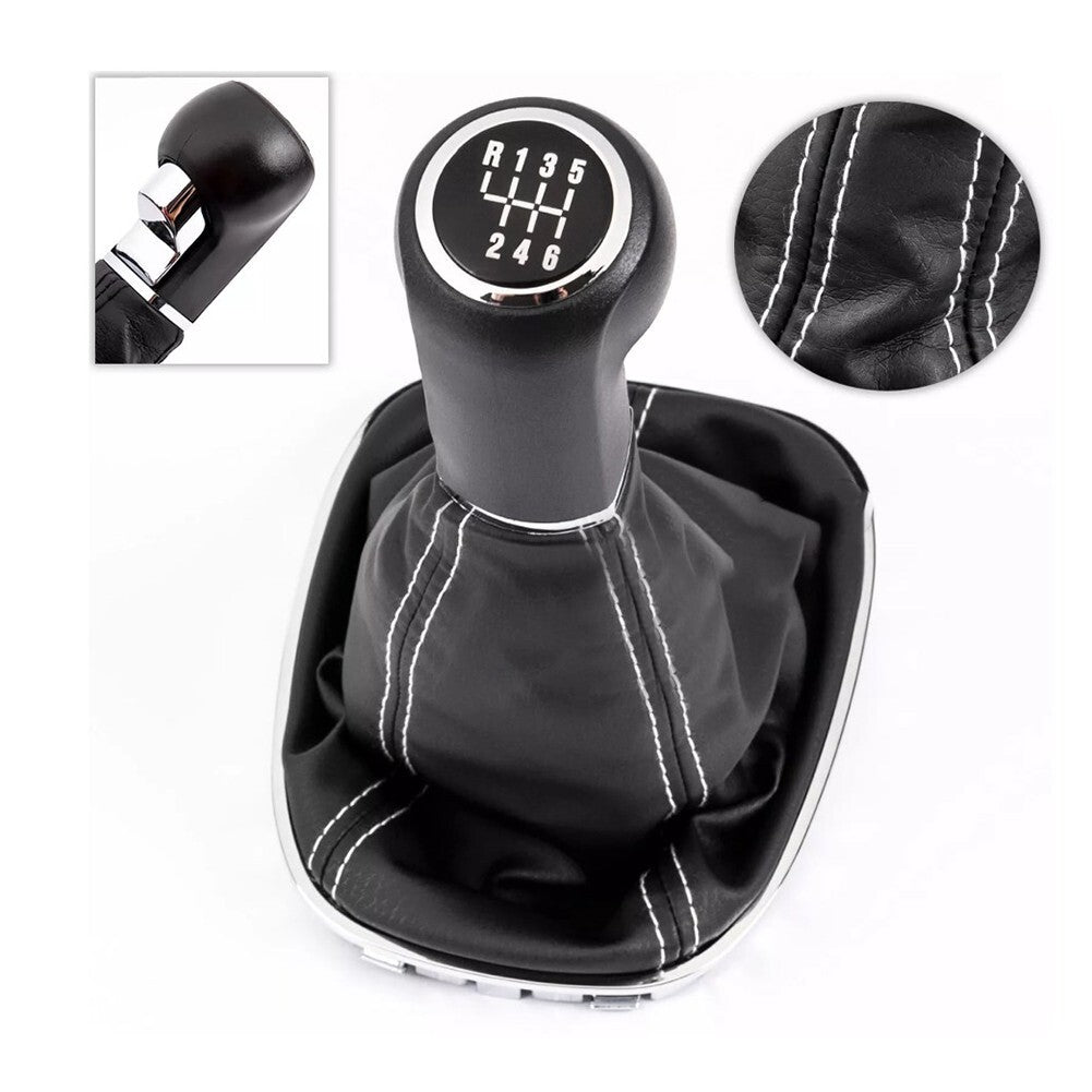 for Opel for Corsa D S07 2006-2014 shift button + shift cuff black 6 speed