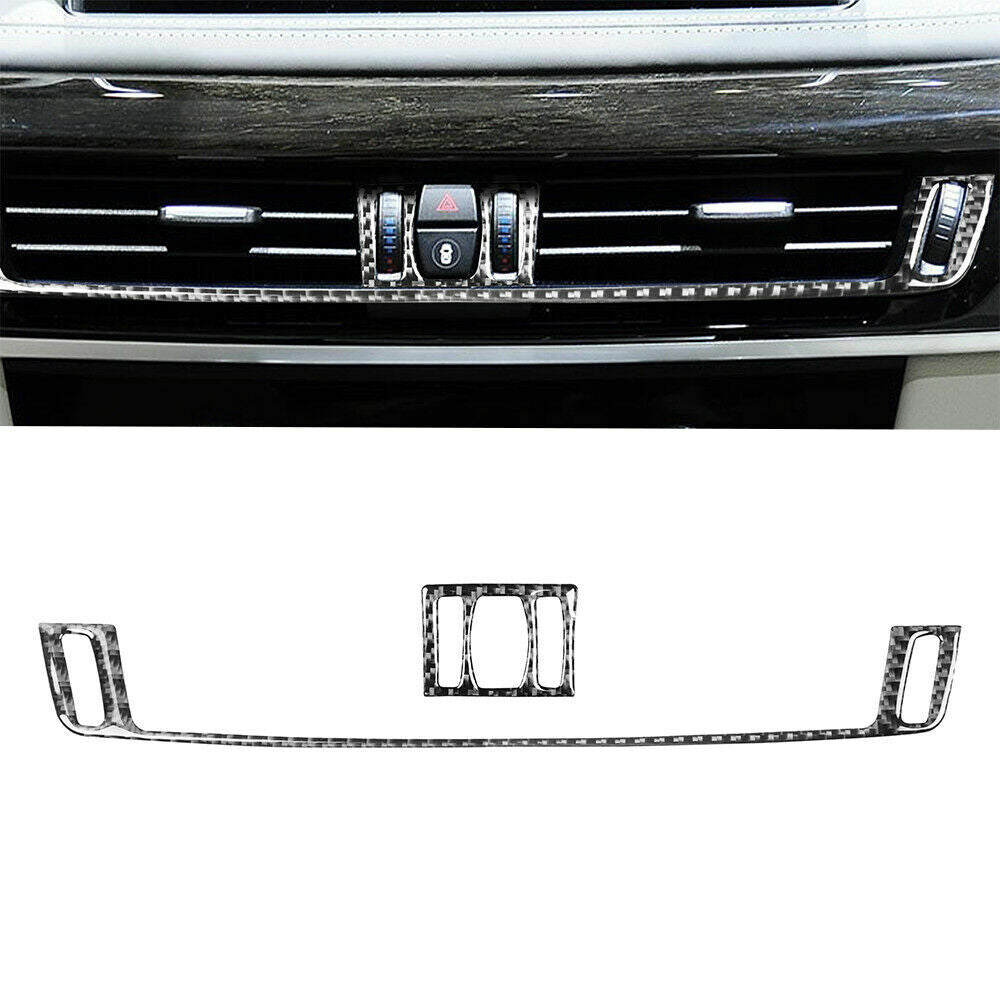 Carbon fiber inner ring decorative protective cover suitable for BMW X5, X6, F15, F16 (2014-17)