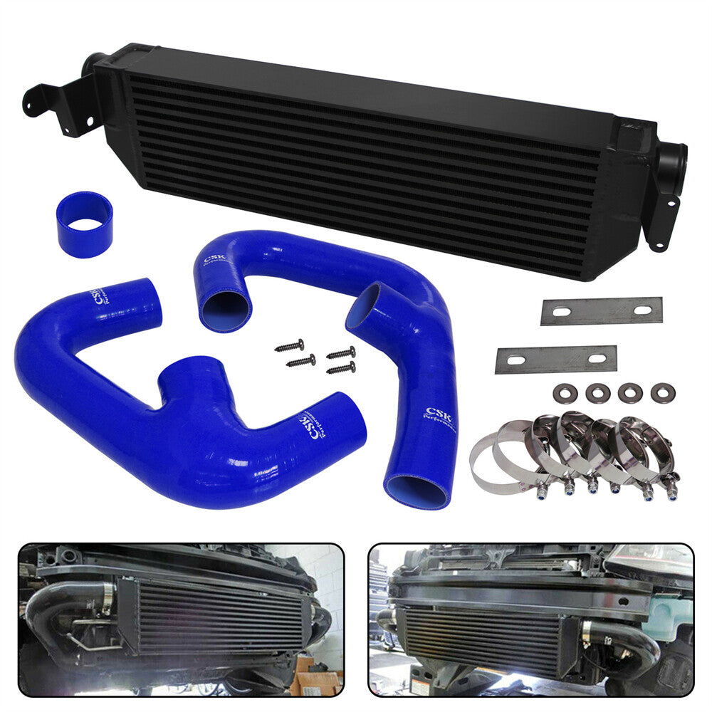 FMIC Twin Intercooler Hose Kit for VW for Golf R GTI MK7 2.0T Blue 2015-2017 Blue