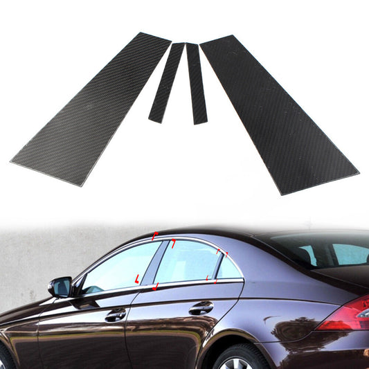 Door Window B Pillar Post Cover Trim for Mercedes-Benz CLS Class C219 2004-2009