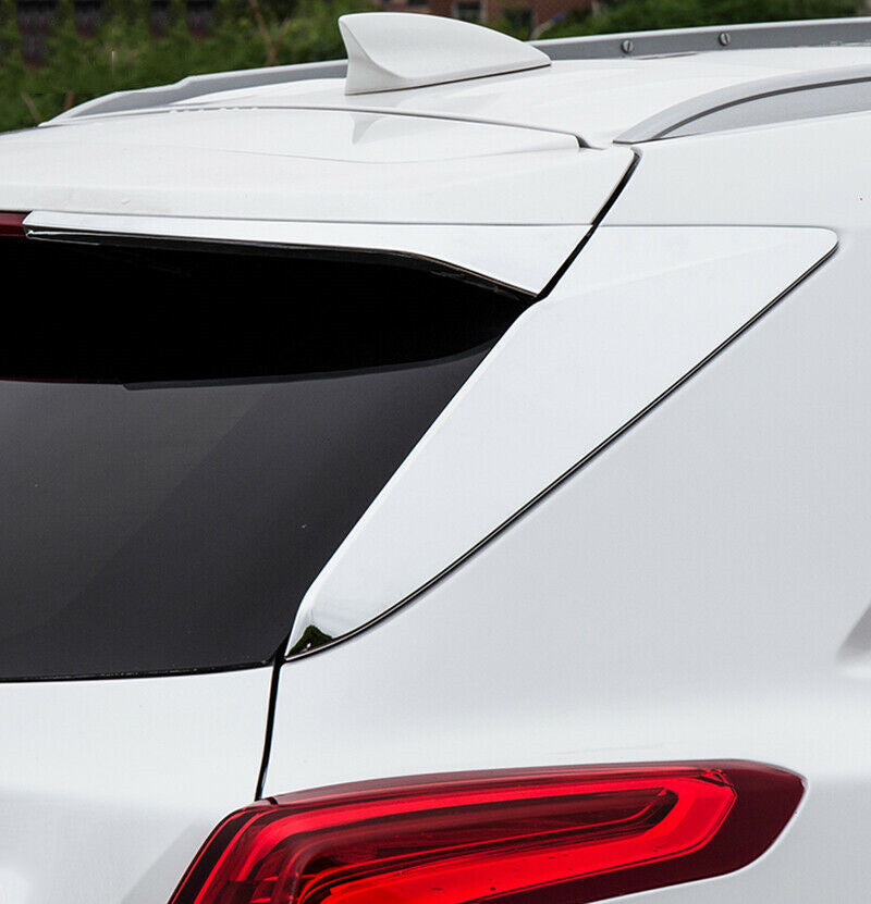 for Cadillac XT5 2016-2021 Chrome Rear Side Spoiler Wing D-pillar Cover Trim Kit