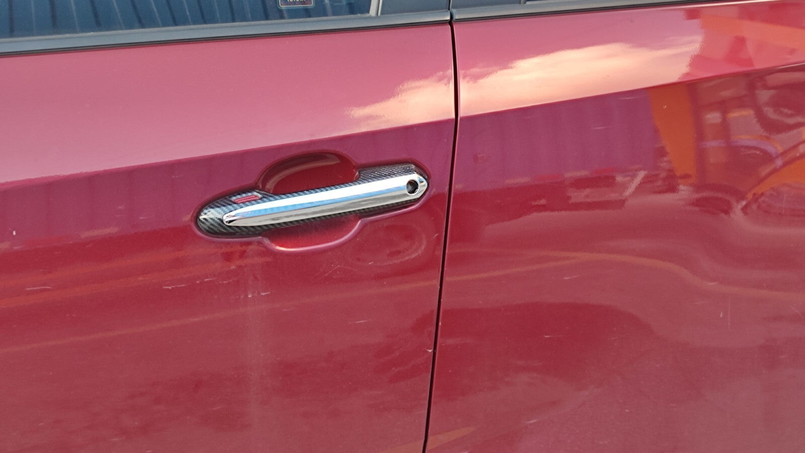 for Toyota RAV4 22 Door Handle Cover Scuff Guard With for Smart Hole Car Accessories