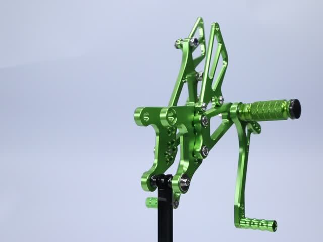 Adjustable CNC gear foot pedal suitable for Kawasaki ZX6R and ZX636 (2005-2008)