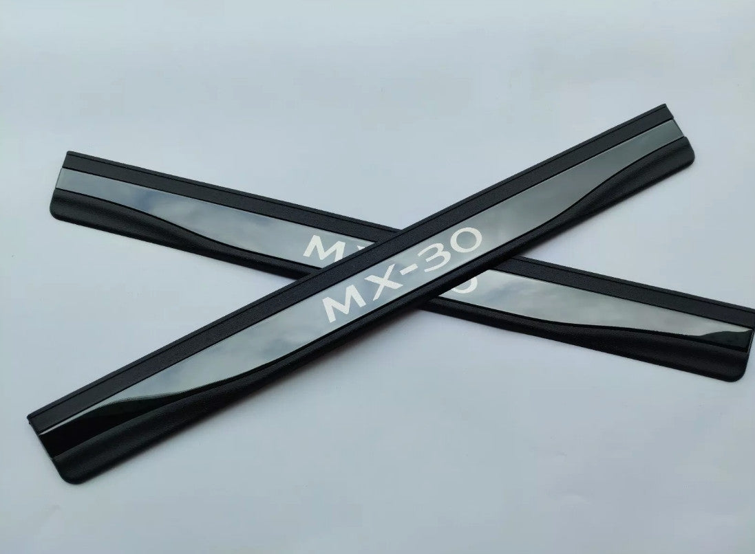 For 2024 for Mazda MX-30 Car Accessories Door Sill Protector Scuff Guard Panel Parts