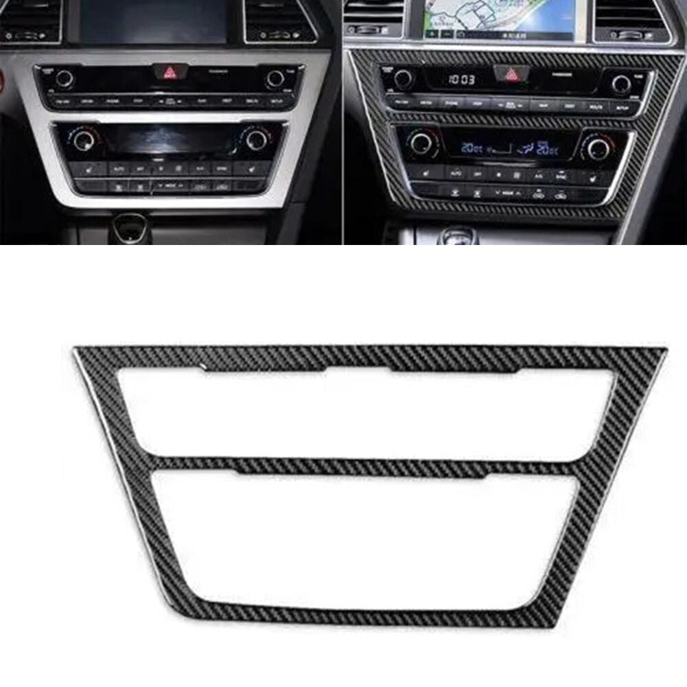 Carbon Fiber Car Panel Cover Trim for Hyundai For Sonata 9th New 2015-2017