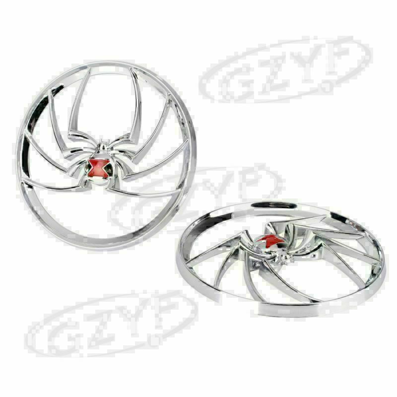 Spider Speaker Cover Motorcycle for Harley Touring Electra Street Glide 1996-13