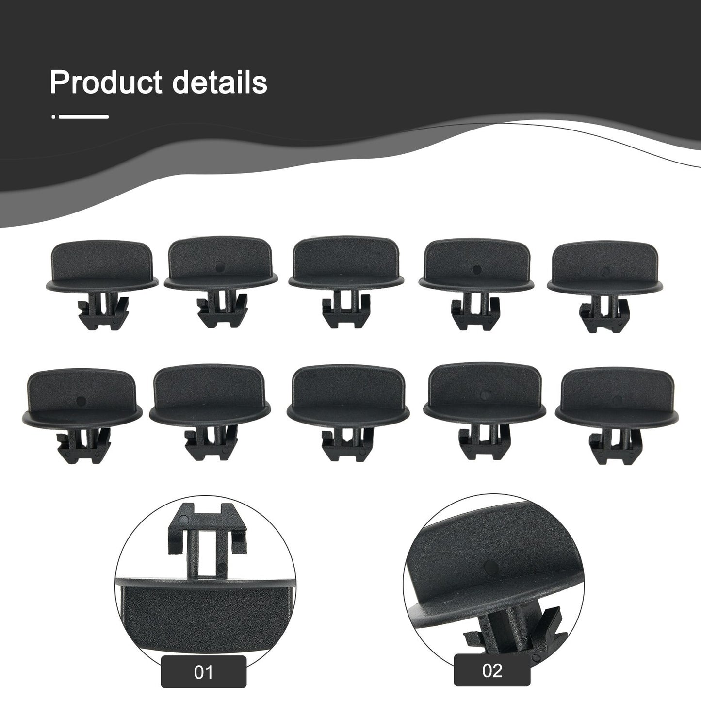 Parts  Accessories Clips 68034329AA 965831617783 10 Pcs/set Hot/Easy To Install