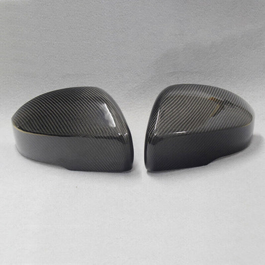 2pc Carbon Fiber Door Mirror Trim Cover Fit for Range Rover Sport L494 2014-2019