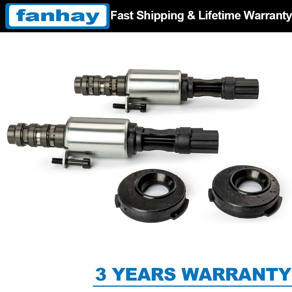 2PC Camshaft Timing Solenoid Valve For 04-10 for Ford F-150 Expedition 4.6L 5.4L VCT