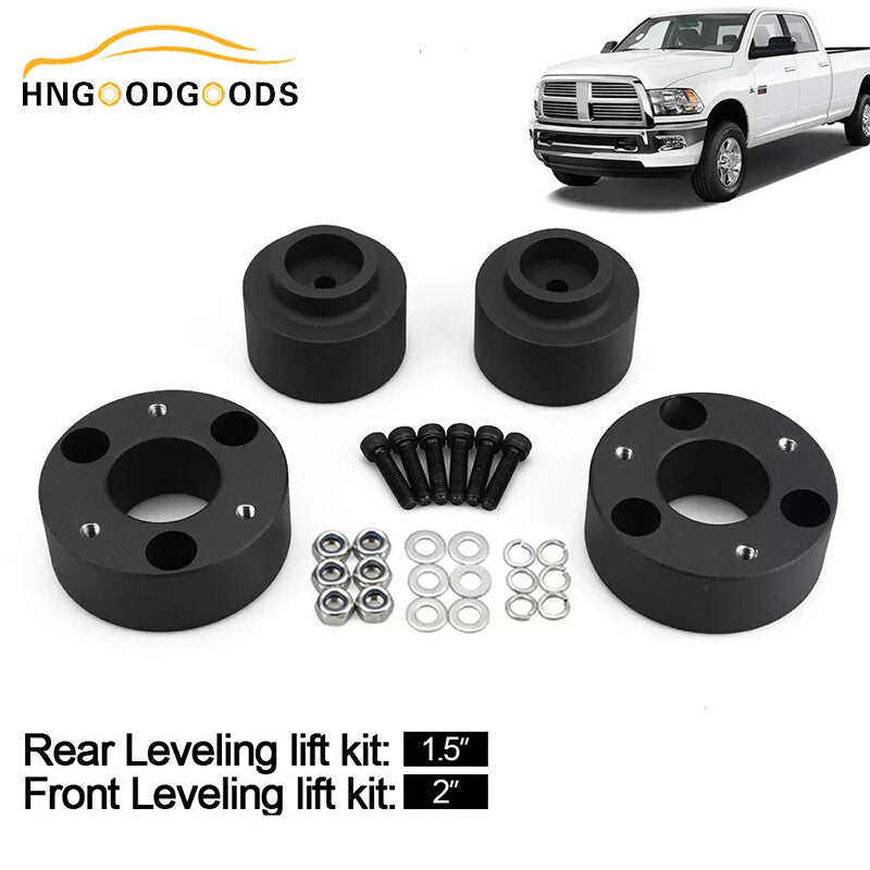 2-inch front + 1.5-inch rear full lift kit leveling kit for Dodge for Ram 1500 4WD 2009-2024