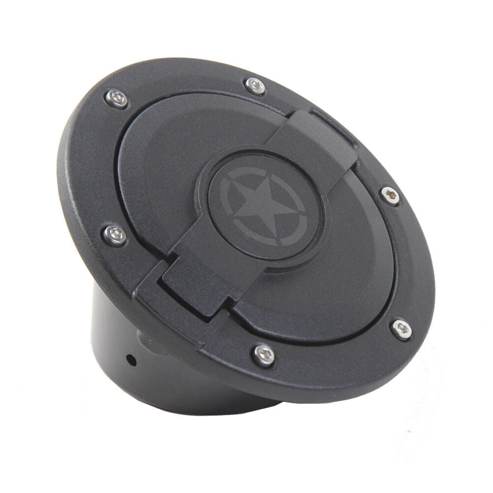 Black fuel tank cap/fuel filler cap, five-star rating, suitable for 2007-2018 for Jeep for Wrangler JK