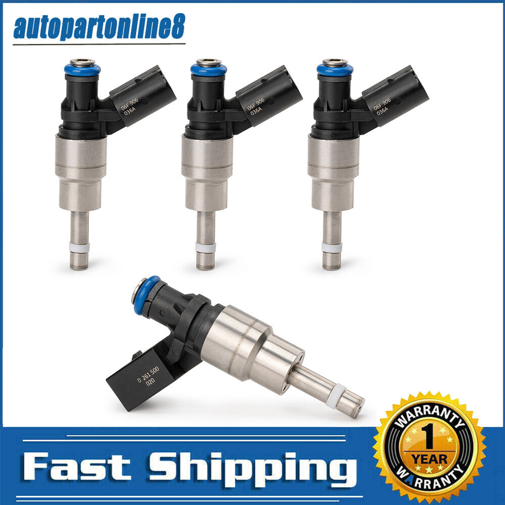 4x Fuel Injectors 06F906036A Fits For 2005-2009 for Audi A3 4 TT for VW GTI for Jetta 2.0 I4