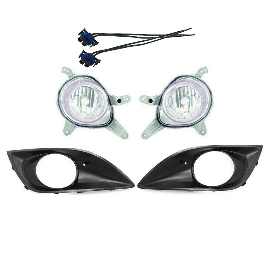 New LH+RH 6-pole fog light kit for Hyundai for Veloster Turbo 2013-2016