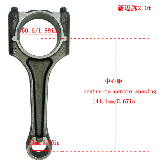 2.0T EA888 1PC Connecting Rod 23mm Fits for VW for Golf GTI 2009-2011 06H198401D