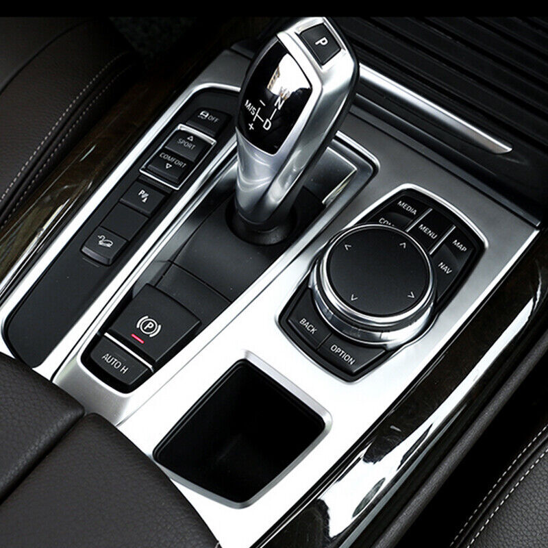 Car Interior Gear Shift Panel Decor Cover Trim for BMW X5 X6 F15 F16 2014-2018