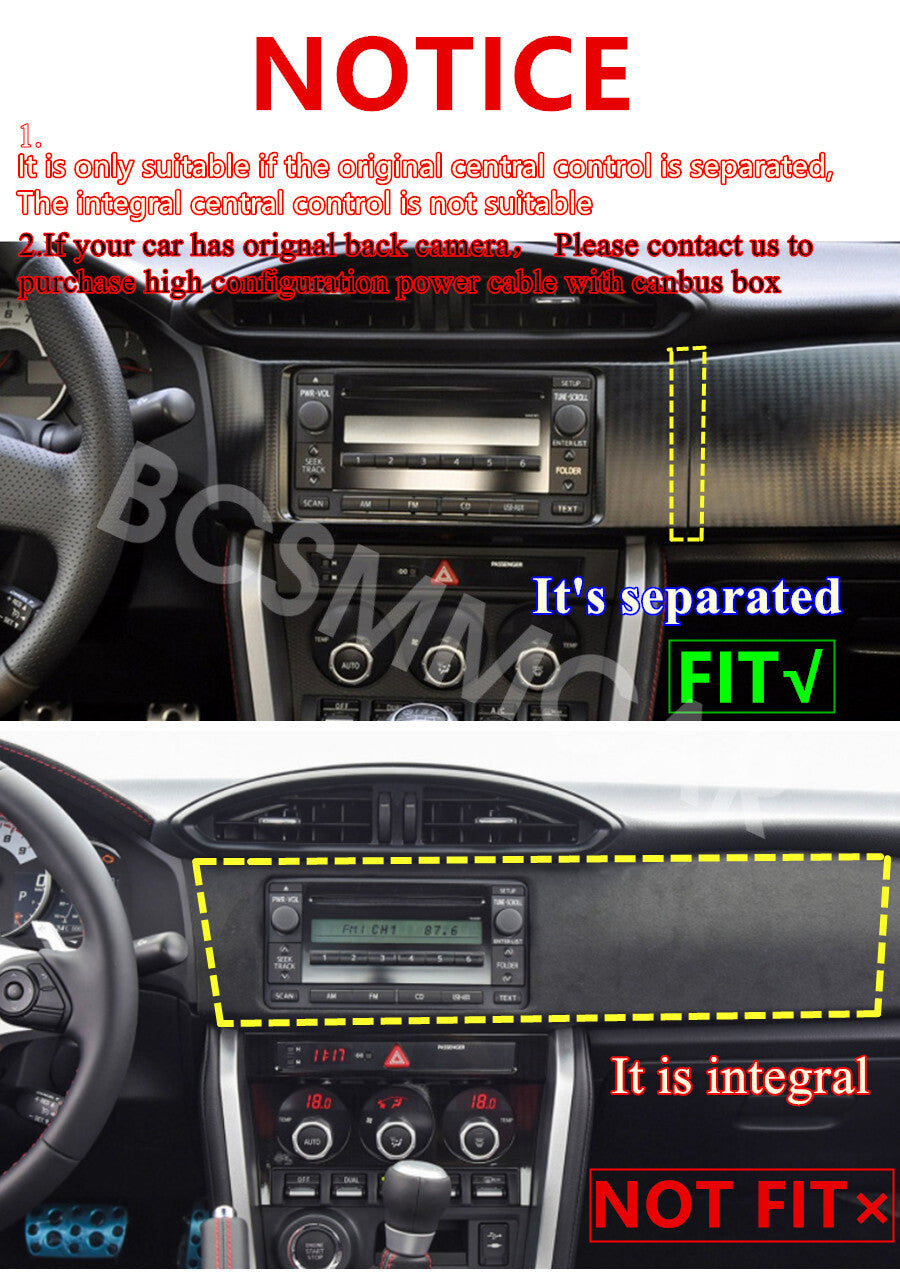 Fit For 2012-2016 for Scion FRS/ for Subaru BRZ Android 13 For Carplay Radio Stereo GPS