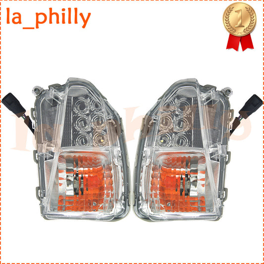 LHRH LED Turn Signal Fog Light Lamp Lens w/Bulb For 2013 2014 2015 for Toyota Prius