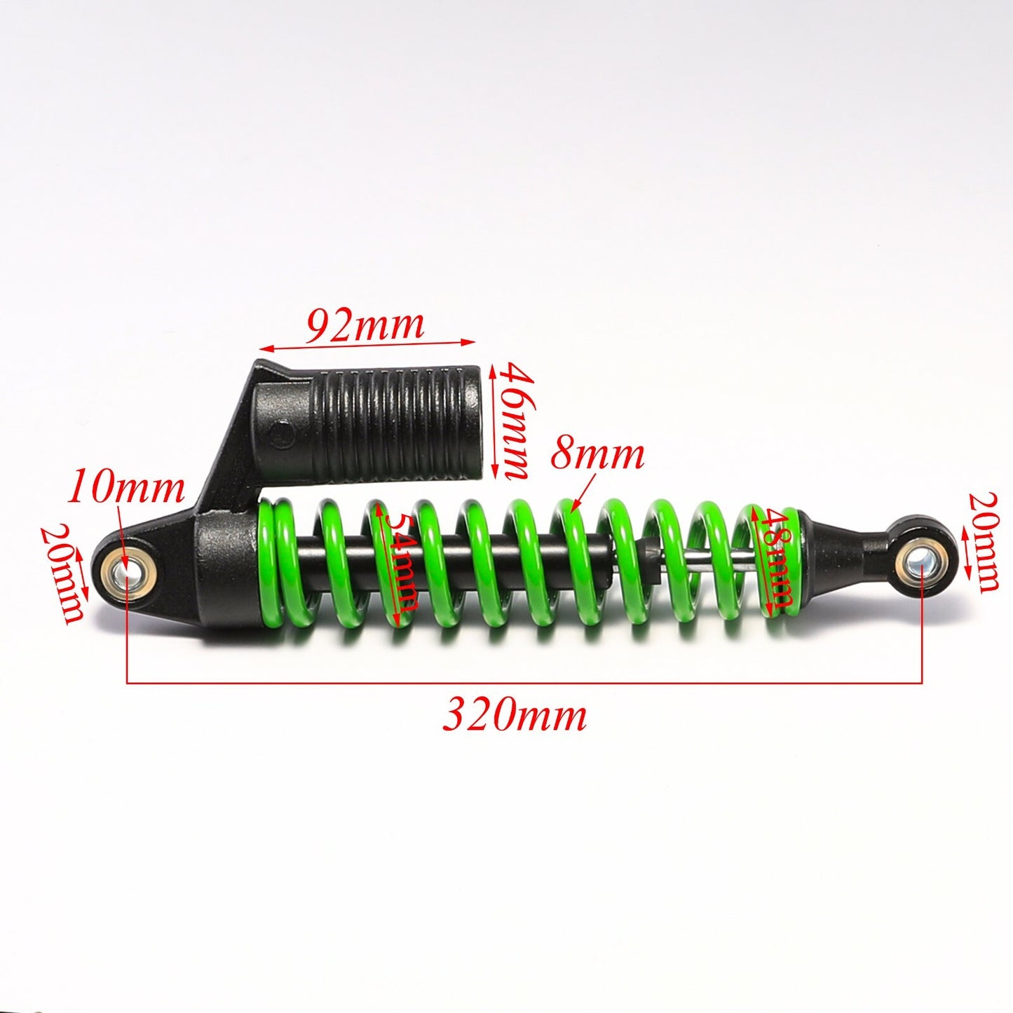 320mm 12.5-inch front air shock absorbers for Honda Trail 4 off-road bikes, go-karts, and all-terrain vehicles.