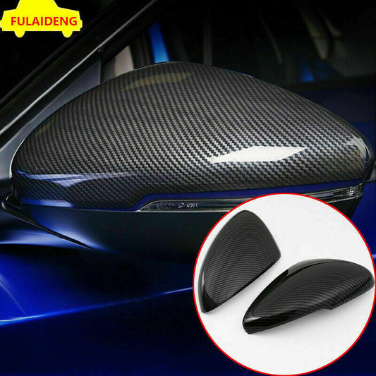 for Honda Accord 2018-2022 Carbon Fiber Door Side Rearview Mirror Cover Trim ABS