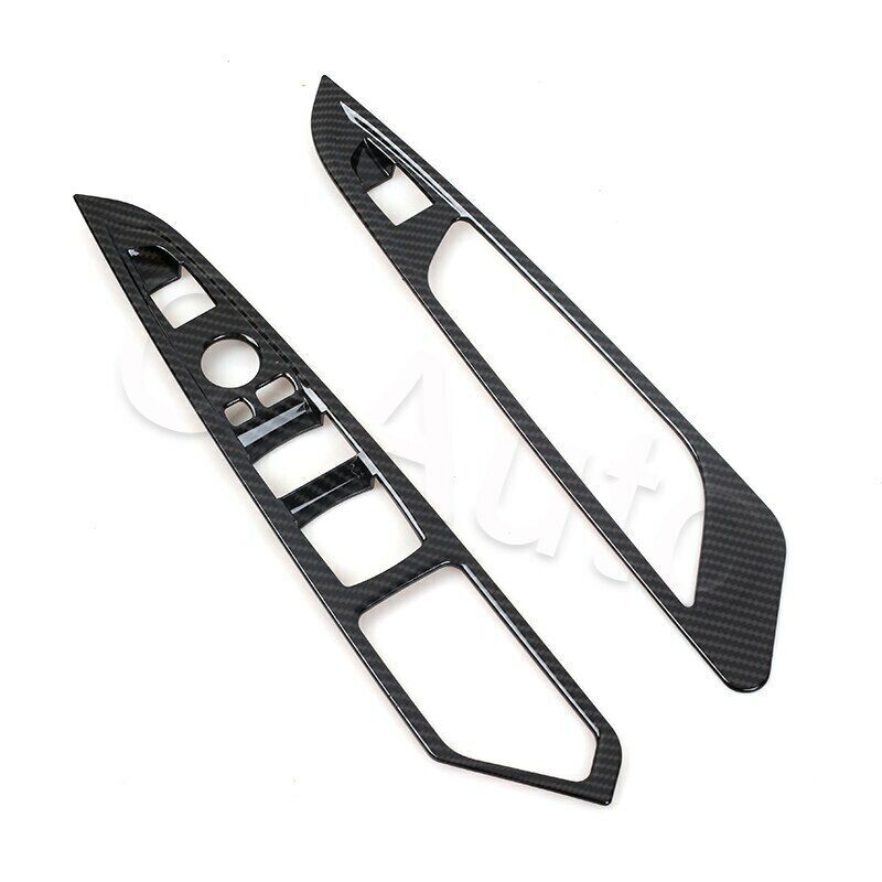 for BMW X5 F15 2014 - 18 4-piece carbon fiber window button armrest switch cover trim