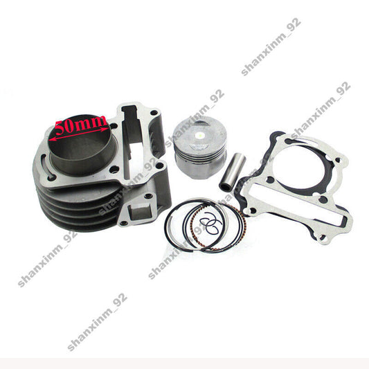 100cc Big Bore 50mm Cylinder Kit For 139QMB GY6 50cc 80cc Moped Scooter Quad ATV