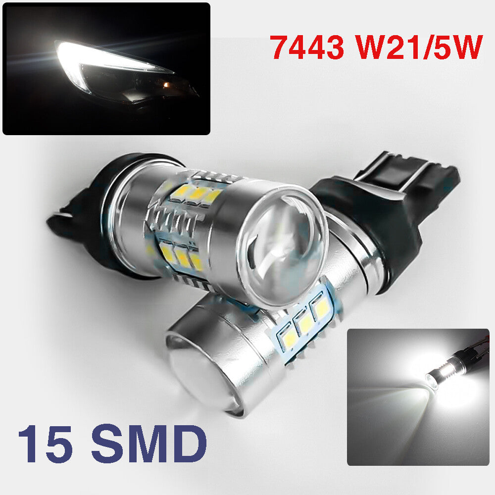 for Vauxhall for Opel Insignia 7440 for Corsa LED Bulbs Error Free DRL Daytime Light 12V