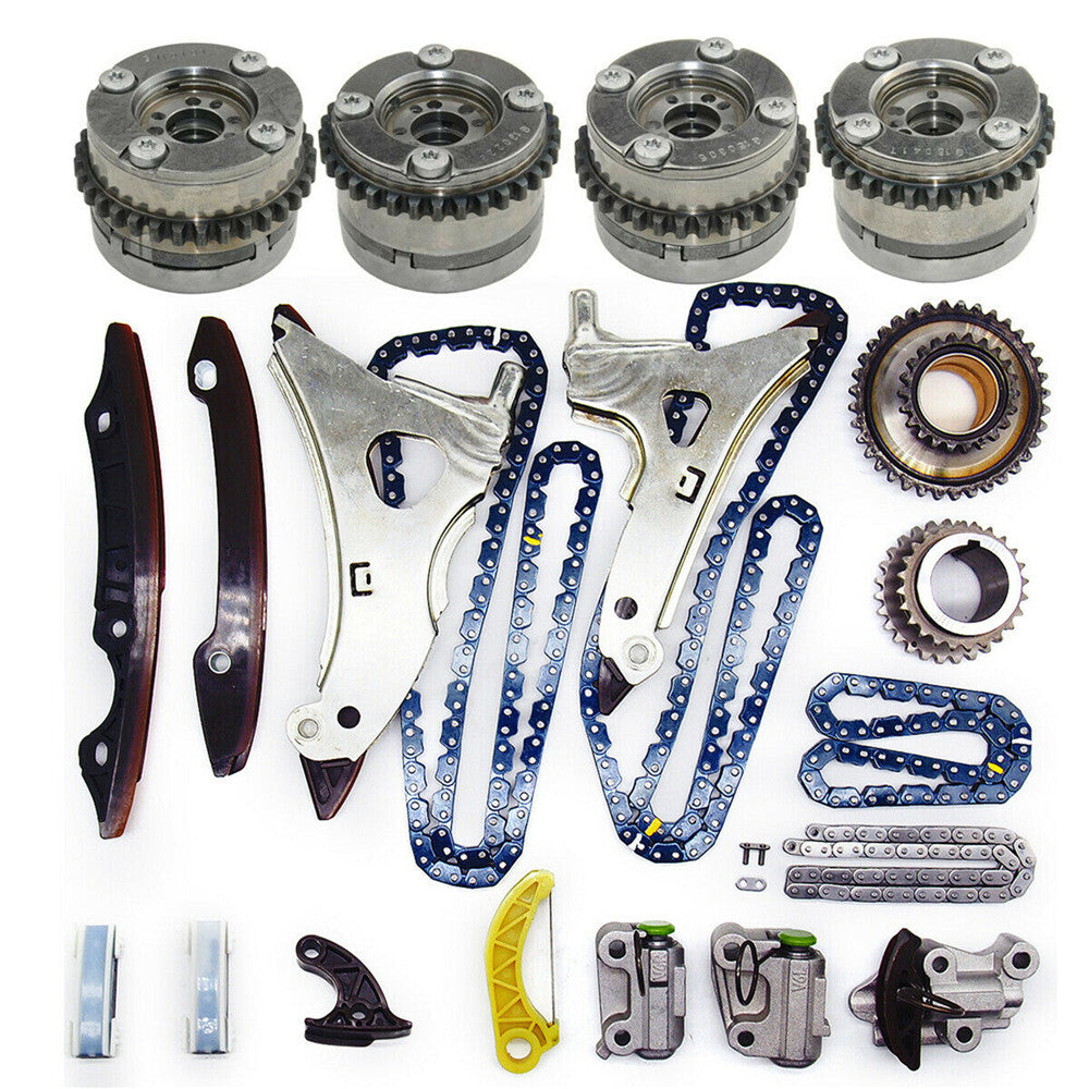 Timing Chain Kit  Camshaft Adjusters for M278 for Mercedes-Benz CLS500 E500 S550