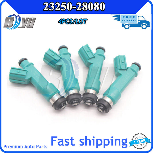 4-pack 23250-28080 fuel injectors 23209-28080 suitable for Toyota for Scion for Camry RAV4 for Corolla